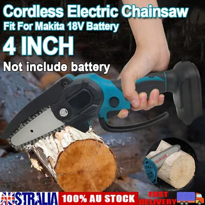 4'' Cordless Mini Wood Cutting Saw Electric Chainsaw Body For Makita 18V Battery • $48.99