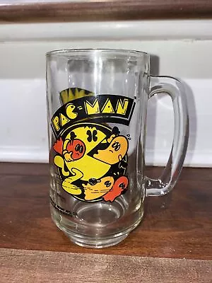 Pac-Man W/ Ghosts Arcade Mug Glass Cup Beer Stein 1982 Bally Midway Game Vintage • $9.99