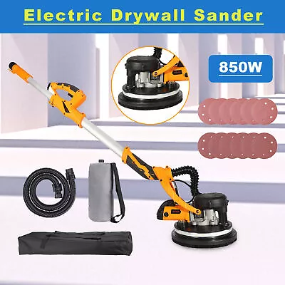 850W Extendable Drywall Sander  Dual LED Stripe With Integrated Vacuum System • $104.99