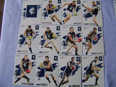 2010 Prestige Afl Carlton Blues Basic Team Set • $1