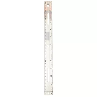 6 Pack Charles Leonard Inc Beveled Edge Clear Ruler • $8.31