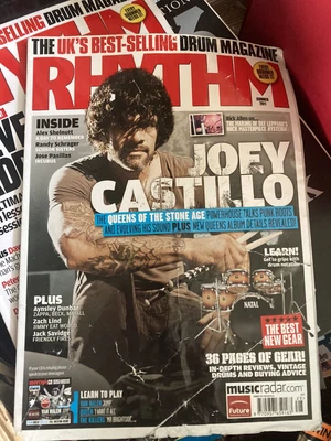 £0.50 • Buy Rhythm Magazine Summer 2011 Joey Castillo