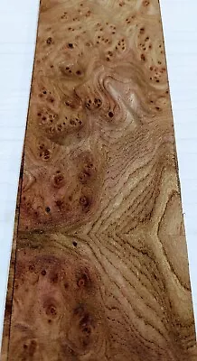 Carpathian Elm Burl Wood Veneer 3.5  X 25  With Paper Backer A Grade 1/40  Thick • $40