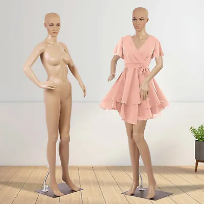 69  Female Realistic Mannequin Display Full Body Dress Form With Metal Base • $79.99