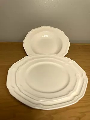 Mikasa Ultima Plus Antique White Variety! Large/Small Plates And Bowls HK400 • $3