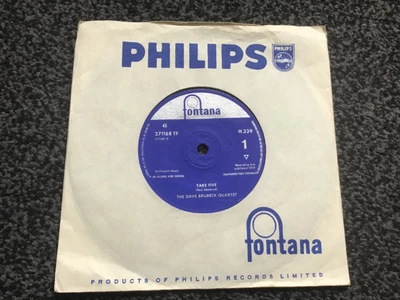 £4.99 • Buy Dave Brubeck Quartet - Take Five  1959 Uk Single Fontana H.339 Near Mint