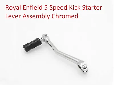 5 Speed Kick Starter Lever Assembly Chromed Fits Royal Enfield • $19.46