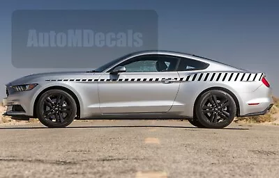 Ford Mustang 2015 - 2017 Vinyl Side Stripes Decals Stickers Graphic Kit • $166.92