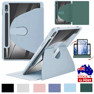 For Samsung Galaxy Tab A9 S9 FE Plus Tablet Shockproof Rotating Stand Case Cover • $19.19