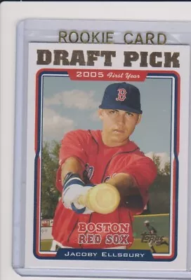 2005 Topps #UH317 Jacoby Ellsbury Draft Pick Rookie Card R/C -Red Sox-NM-MT • $1.95