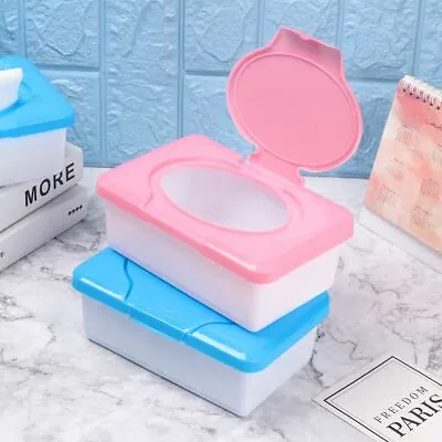 £4.99 • Buy Plastic Dry Wet Tissue Paper Case Baby Wipes Napkin Storage Box Holder Container