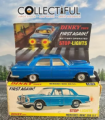 Dinky Toys #160 - Mercedes Benz 250. Se - W/ Stop Lights - In Original Box 🔥 • $69.99