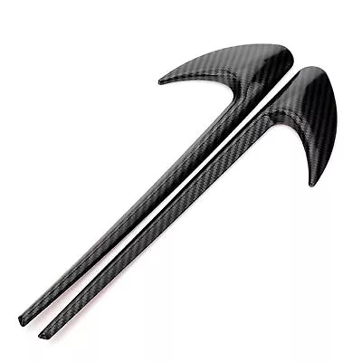 ABS Carbon Fiber Style Car Fender Emblem Cover For Mercedes Benz C E S CLS Class • $18.98