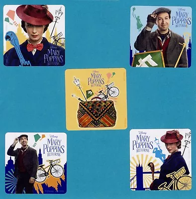 10 Mary Poppins Returns - Large Stickers - Party Favors - Emily Blunt • $2.20