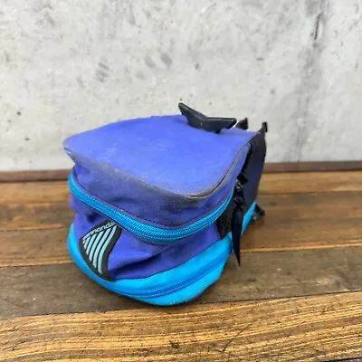 Vintage Cannondale Seat Bag Blue Purple Made In USA  Rear Saddle 90s Eroica Tour • $48.99