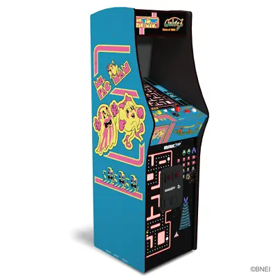 Ms. PAC-MAN & GALAGA Retro Arcade Game 5' Cabinet 12 Classic Games 17  LCD • $643.95