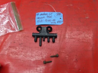 $15 • Buy 86-93 Mustang 5.0 Lx Gt Intake Firewall Vacuum Splitter Tree Oem E6dc-9c491-aa