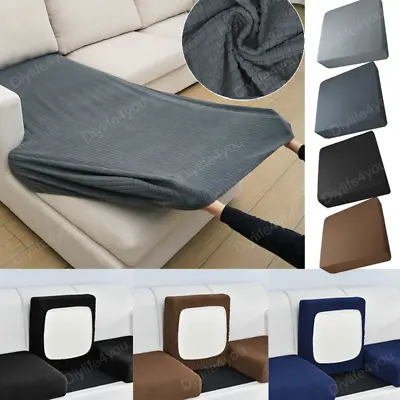 1/2/3/4 Seater Stretch Sofa Cushion Cover Couch Seat Cushion Slipcover Removable • $4.99