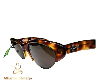 Vintage Kenzo Sunglasses K 1131 K 550 Hand Made In France Half Rim New Old Stock • $175