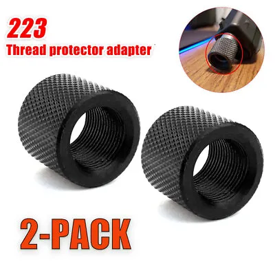 2pcs Steel For Glock 9mm.223 1/2x28 1/2-28 TPI Muzzle Brake Thread Protector • $7.52