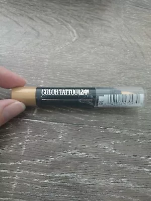 Maybelline Eye Studio Color Tattoo Concentrated Crayon 745 Gold Rush .08 Oz • $11.88