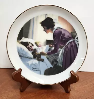 Norman Rockwell-First Limited Edition 1976 Collector’s Plate “A Mother’s Love” • $10