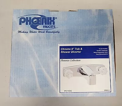 Phoenix Mobile Home RV 8  Chrome Tub & Shower Diverter PF214346 Valterra 0P801-I • $19.99