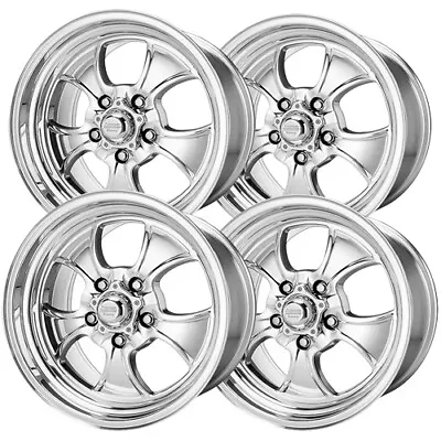 (Set Of 4) American Racing VN450 Hopster 17x8 5x4.75  +8mm Polished Wheels Rims • $1899.96