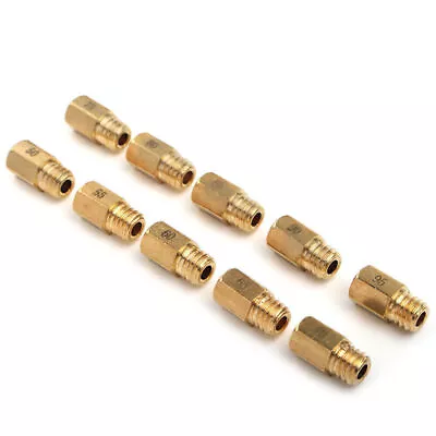 Fit MIKUNI VM/TM/TMX AX100 50 55 60 65 70 75-95 Gold 10Pcs Carburetor Main Jet • $10.49