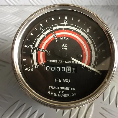 Massey Ferguson 35 (3 Cylinder)  Tractor Tachometer / Rev Counter / Hour Meter. • $54.19