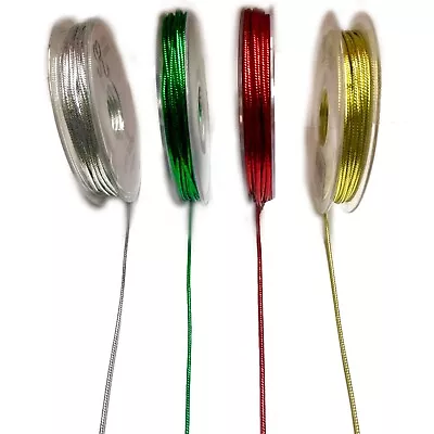 5x Yards Rattail Mettalic Cord Rope Piping Cord 2mm For Craft • £2.99