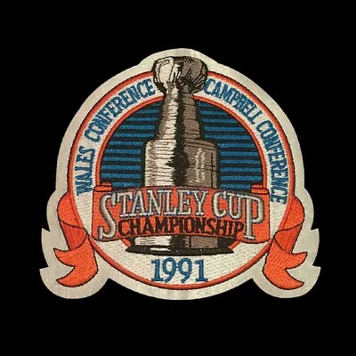 1991 Stanley Cup Finals Jersey Patch Pittsburgh Penguins V Minnesota North Stars • $13.45