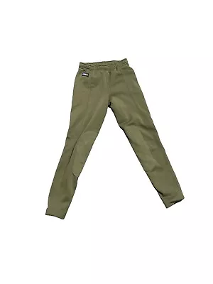 Irideon Small Horse Riding Wear Womens Green Pants Leggings Made In USA • $10