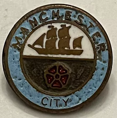 Vintage Manchester City Football Club Pin • $9.99