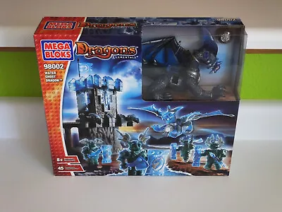 2004 Mega Bloks Dragons Elementals Water Ghost Dragon 98002 45pcs NIB Unopened • $344.99