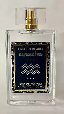 Tru Fragrance Twelfth Degree AQUARIUS Eau De Parfum Large Size 3.4 Fl Oz/100mL • $28.99