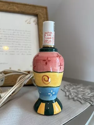 Handcrafted Colorful Ceramic Mini Lamp • $15