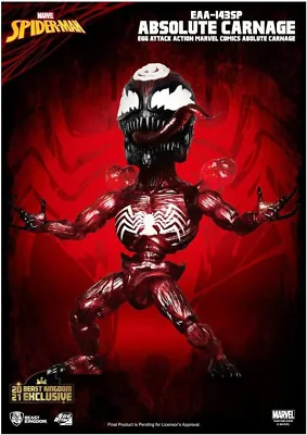 *NEW* Marvel Spider-Man: EAA-143SP Absolute Carnage Egg Attack Action Figure • $38.24