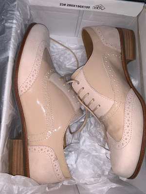 £25 • Buy Clarks Hamble Oak Patent Leather Flat Nude Natural Patent Shoes Size 4.5D