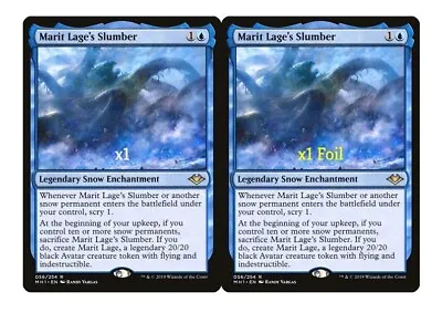 MTG Modern Horizons MH1 Marit Lage's Slumber MINT (SELECT) • $3.99