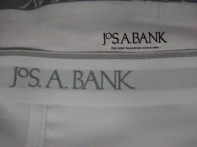 Vintage Underwear White Jos. A Bank Fly Front Men's-boy's Briefs • $17