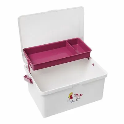 Safetots Princess And Pony Baby Changing Nappy Box Organiser White Pink • £36.90