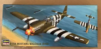 Hasegawa 1/72nd Scale P-51B Mustang/Malcolm Hood Model Kit • $15