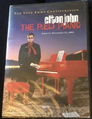 Elton John The Red Piano DVD TV Concert Video Airdate 12/12/2005 Emmy Promo NEW • $19.95