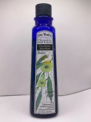 Vtg Dr.Teal's Therapeutic Bath & Body Eucalyptus Spearmint Relax Vapor Bath 16oz • $29.99