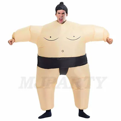 £19.99 • Buy Adult Inflatable Sumo Suit Fancy Dress Costume Sumo Wrestler Suit Costume
