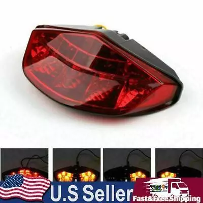 Integrated LED Tail Light Turn Signal For DUCATI Monster 696 795 796 1100 Red • $40.79