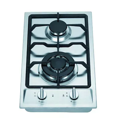 Brand New Elfa 30cm 2 Burner Stainless Steel Gas Cooktop  • $200