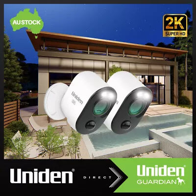 Uniden - Appcam Solo Pro 2k-twin - Wifi Full Hd Smart Camera Twin Pack • $499