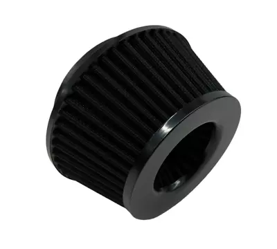 M5 Air Filter Cone Adjustable 3 3.5 4 Inch Inlet High Flow Small Slim BLACK • $26.99